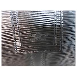 Louis Vuitton-Keepall 55 Leder Epi Schwarz - VI8911-Schwarz
