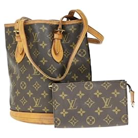 Louis Vuitton-Louis Vuitton Bucket PM-Brown