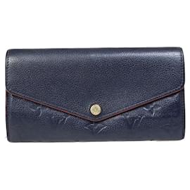 Louis Vuitton-Louis Vuitton Portefeuille Sarah-Navy blue