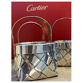Cartier-Three baskets from Cartier-Silver hardware