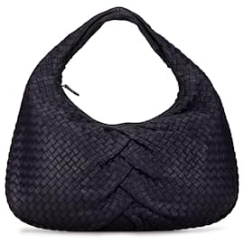 Bottega Veneta-Bottega Veneta Viola Piccolo Intrecciato Pieghettato Veneta Hobo-Porpora