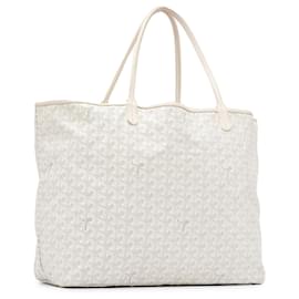 Goyard-Goyard White Goyardine Saint Louis GM-Branco