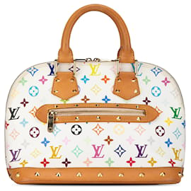 Louis Vuitton-Louis Vuitton Monograma Branco Multicolore Alma PM-Outro