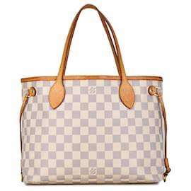 Louis Vuitton-Louis Vuitton Weiß Damier Azur Neverfull PM-Weiß