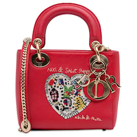 Dior-Dior Red x Niki de Saint Phalle Mini Lady Dior-Vermelho