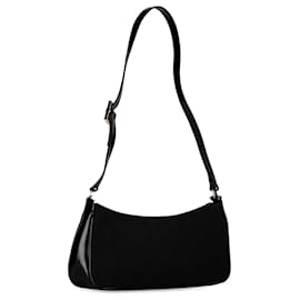 Gucci-Bolsa de ombro Gucci Black GG Canvas-Preto