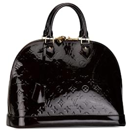 Louis Vuitton-Monograma púrpura de Louis Vuitton Vernis Alma PM-Púrpura