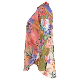 Zimmermann-Chemise à empiècements imprimée Zimmermann Tropicana en coton multicolore-Autre