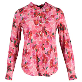 Isabel Marant-Isabel Marant Floral Shirt in Pink Cotton-Pink