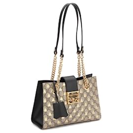 Gucci-Petit sac à bandoulière GG Supreme Bees Padlock 498156-Autre