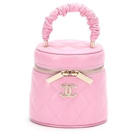 Chanel-Matelasse Leather Vanity Bag-Other
