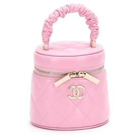 Chanel-Matelasse Leather Vanity Bag-Other