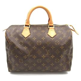 Louis Vuitton-Louis Vuitton Speedy 30 Canvas Handbag M41526 in Good condition-Other