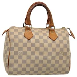 Louis Vuitton-LOUIS VUITTON Damier Azur Speedy 25 Hand Bag N41534 LV Auth 75553-Other