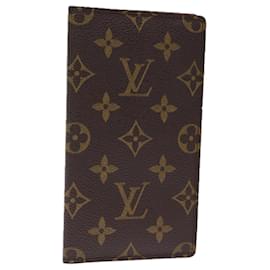 Louis Vuitton-LOUIS VUITTON Monogram Agenda Poche Note Cover R20503 Autenticação de LV th4896-Monograma