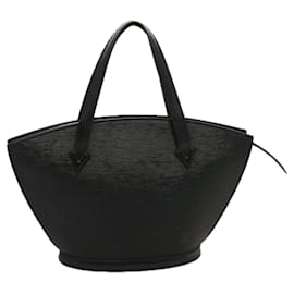 Louis Vuitton-Bolso de mano LOUIS VUITTON Epi Saint Jacques Negro M52272 Autenticación LV 75272-Negro