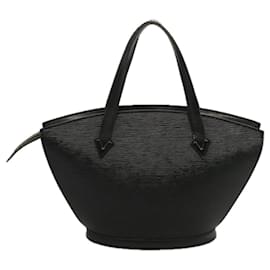 Louis Vuitton-Bolso de mano LOUIS VUITTON Epi Saint Jacques Negro M52272 Autenticación LV 75272-Negro