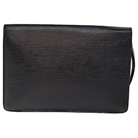 Louis Vuitton-LOUIS VUITTON Epi Serie Dragonne Handtasche Schwarz Noir M52612 LV Auth th4901-Schwarz