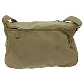 Prada-PRADA Borsa A Tracolla Nylon Beige Auth 75615-Beige