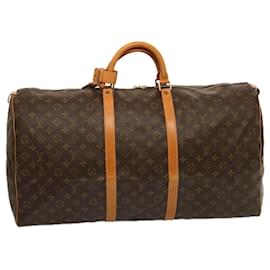 Louis Vuitton-LOUIS VUITTON Monogram Keepall 60 Boston Bag M41422 LV Auth yk12125-Monogram