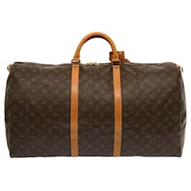 Louis Vuitton-LOUIS VUITTON Monogramm Keepall 60 Boston Tasche M41422 LV Auth yk12125-Monogramm