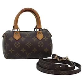 Louis Vuitton-LOUIS VUITTON Monogram Mini Speedy Hand Bag 2way M41534 LV Auth yk12603-Monogram