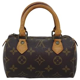 Louis Vuitton-LOUIS VUITTON Monogram Mini Speedy Hand Bag 2way M41534 LV Auth yk12603-Monogram