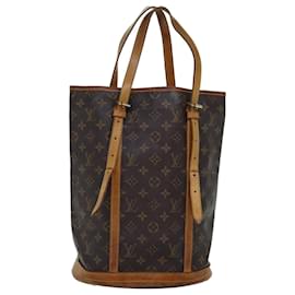 Louis Vuitton-LOUIS VUITTON Monogram Bucket GM Shoulder Bag M42236 LV Auth 75418-Monogram