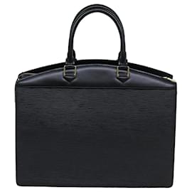 Louis Vuitton-Bolso de mano LOUIS VUITTON Epi Riviera Noir Negro M48182 LV Auth 75500-Negro