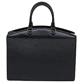 Louis Vuitton-LOUIS VUITTON Sac à main Epi Riviera Noir Noir M48182 Auth LV 75500-Noir