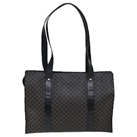 Céline-CELINE Sac Cabas en Toile Macadam PVC Noir Auth 73751-Noir