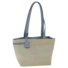 Prada-PRADA Sports Tote Bag Canvas Beige Auth bs14541-Beige