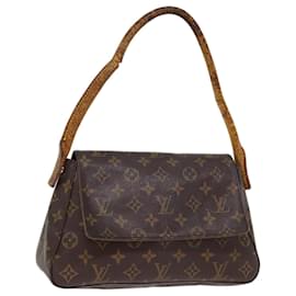 Louis Vuitton-LOUIS VUITTON Mini bolsa de ombro com monograma M51147 Autenticação de LV bs14355-Monograma