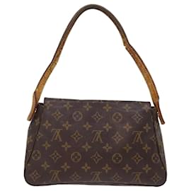 Louis Vuitton-LOUIS VUITTON Monogram Mini Looping Shoulder Bag M51147 LV Auth bs14355-Monogram