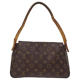 Louis Vuitton-LOUIS VUITTON Mini bolso de hombro con monograma y bucle M51147 LV Auth bs14355-Monograma