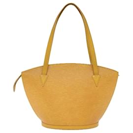 Louis Vuitton-Bolsa de ombro de compras LOUIS VUITTON Epi Saint Jacques amarela M52269 Auth 74614-Amarelo