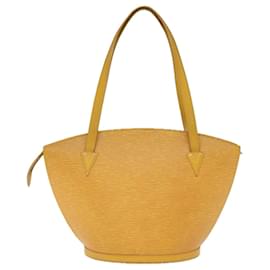 Louis Vuitton-LOUIS VUITTON Epi Saint Jacques Shopping Shoulder Bag Yellow M52269 Auth 74614-Yellow