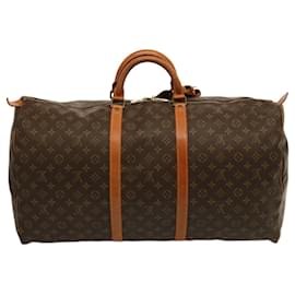 Louis Vuitton-LOUIS VUITTON Monogramm Keepall 60 Boston Tasche M41422 LV Auth fm3399-Monogramm