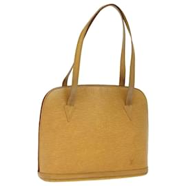 Louis Vuitton-Bolso de hombro LOUIS VUITTON Epi Lussac Amarillo M52289 LV Auth 75271-Amarillo