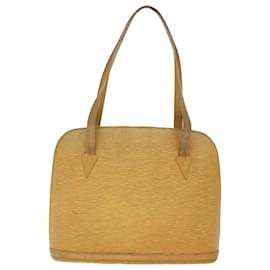 Louis Vuitton-Bolso de hombro LOUIS VUITTON Epi Lussac Amarillo M52289 LV Auth 75271-Amarillo