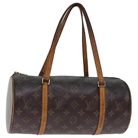 Louis Vuitton-Bolso de mano LOUIS VUITTON Monogram Papillon 30 Vintage M51385 LV Auth 75771-Monograma