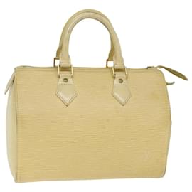 Louis Vuitton-Borsa a mano LOUIS VUITTON Epi Speedy 25 Vanilla M4301A LV Autentica 75748-Altro