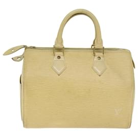 Louis Vuitton-LOUIS VUITTON Epi Speedy 25 Hand Bag Vanilla M4301A LV Auth 75748-Other