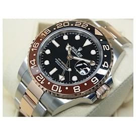 Rolex-ROLEX GMT MasterII SS x Everose Gold 126711CHNR não utilizado Masculino-Prata