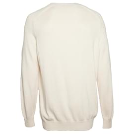 Loro Piana-Loro Piana, white crewneck sweater-White