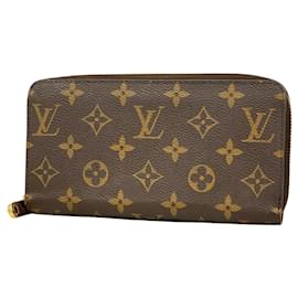 Louis Vuitton-Portefeuille zippy Louis Vuitton-Marron