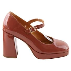 SéZane-patent leather heels-Pink