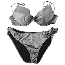Dior Badeanzug Silber