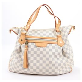 Louis Vuitton-Borsa Louis Vuitton Damier Azur Evora MM N41133-Beige