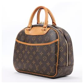 Louis Vuitton-Louis Vuitton Monogram Trouville Handbag M42228-Brown